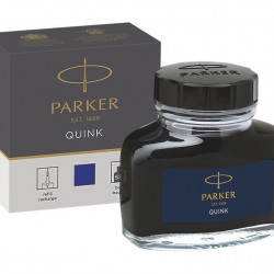 Tinte Parker Quink 57ml, stikla pudelītē, zila