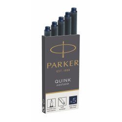 Tintes kapsulas Parker Quink, 5gab/iep, tumši zilas