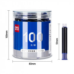 Fountain Pen Ink Sac 100pcs BLUE