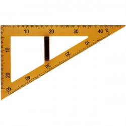 Треугольник для школьной доски deVENTE 30°/60°