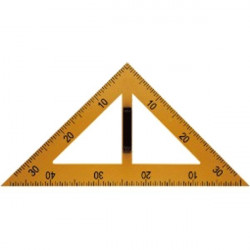 Треугольник для школьной доски deVENTE 45°/90°