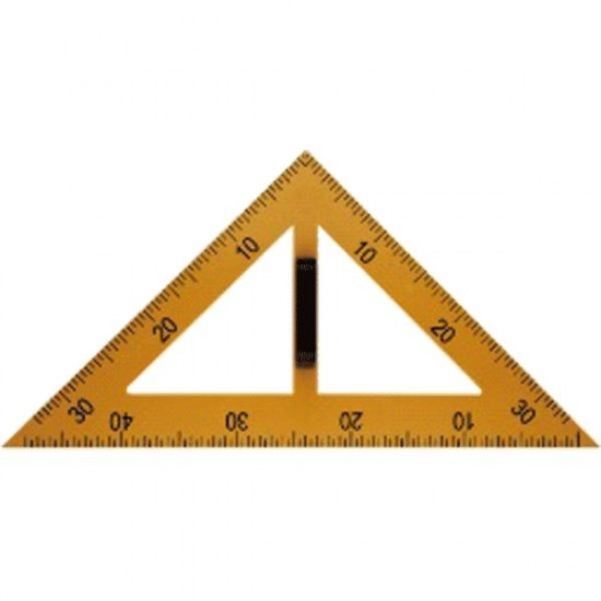 *Tāfeles trīsstūris deVente, 45°/45/°90°
