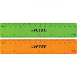 *Lineāls deVente, 16cm, neona asorti