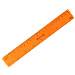 *Lineāls deVente 20cm, neona asorti