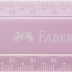Lineāls Faber-Castell Sparkle 30cm, plastmasas, asorti