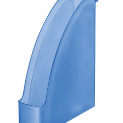Vertikāls bokss Leitz Plus Frosty, A4, 78 x278x300mm, plastmasas zils