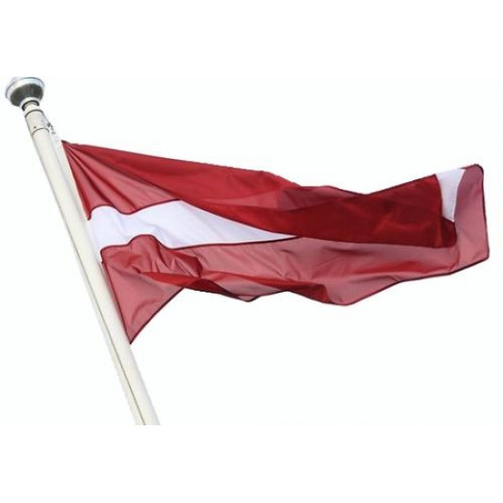 Latvijas valsts karogs mastam 100x200cm