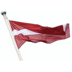 Latvijas valsts karogs mastam 70x140cm