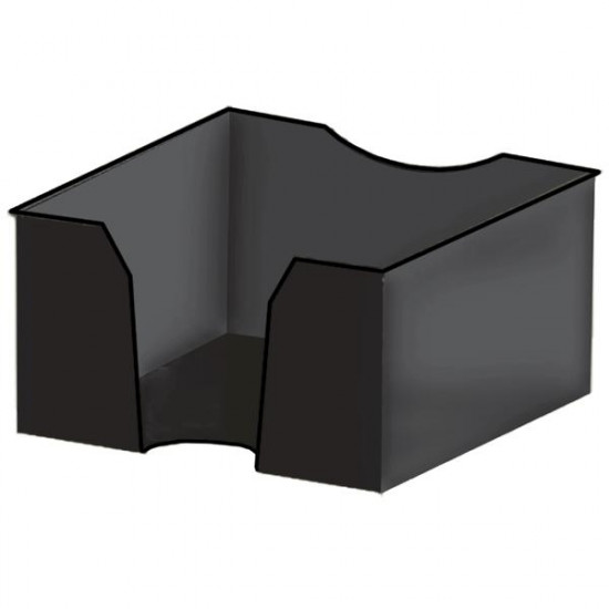 Пластиковый бокс для бумажного блока "Attomex" 90x90x50 мм, прозрачный ( Код ТН ВЭД 3926100000)