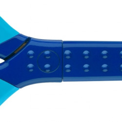 Šķēres Faber-Castell Grip, ar aizsargvāciņu, zilas