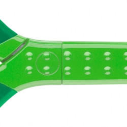 Šķēres bērniem Faber-Castell Grip ar aizsargvāciņu, zaļas