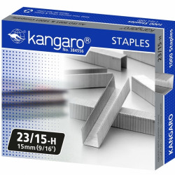 Скобы Kangaro 23, 15 цинк 1000тк в упаковке