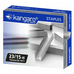 Скобы Kangaro 23, 15 цинк 1000тк в упаковке