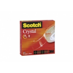 *Līmlente 3M Scotch 600 Crystal 12mmx33m, caurspīdīga
