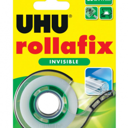 UHU rollafix invisi. 25m + dispenser Bl.