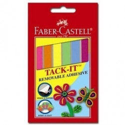 Līmpasta Faber-Castell Tack-it 50g, krāsaina