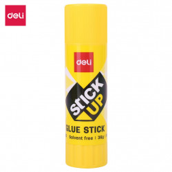 Клей-карандаш Deli Stick UP EA20310 36гр корп.желтый прозрачный усиленный дисплей картонный