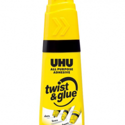 Universāla līme UHU twist&glue PVA, permanenta, 35ml
