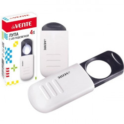 *Palielināmais stikls ar LED apgaismojumu deVente, 4x