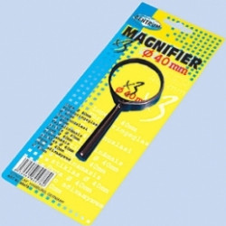 *Palielināmais stikls Centrum 40mm, 3x, blisterī