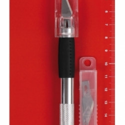 Канцелярский нож-скальпель Apli, 3 лезвия в комплекте