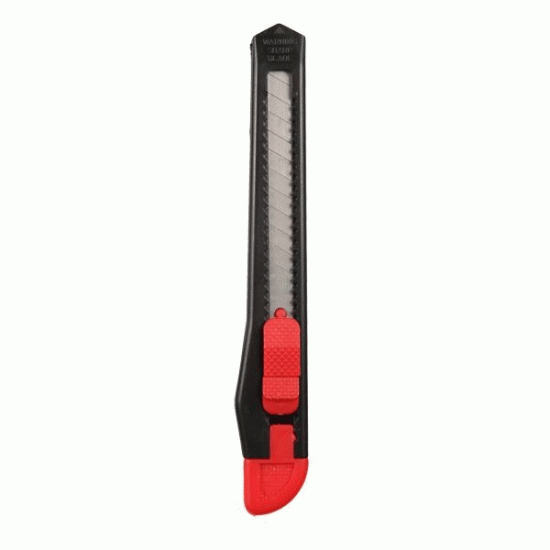 Канцелярский нож Attomex 18мм, пластиковые направляющие