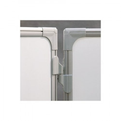 Magnētiska tāfele ar atlokiem 2x3, 120x90/240cm, balta
