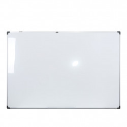 Белая магнитная доска DELI 120x180см, с алюминиевой рамкой