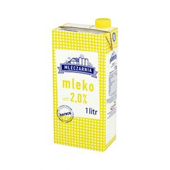 Молоко MLECZARNIA, 2,0%, UHT, 1 l