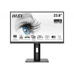 LCD Monitor|MSI|PRO MP243P|23.8"|Business|Panel IPS|1920x1080|16:9|75Hz|Matte|5 ms|Speakers|Swivel|Pivot|Height adjustable|Tilt|Colour Black|PROMP243P
