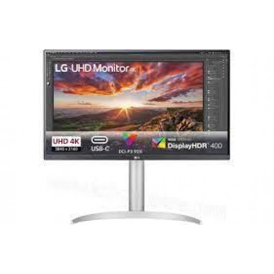 LCD Monitor|LG|27UP85NP-W|27"|4K|Panel IPS|3840x2160|16:9|5 ms|Speakers|Swivel|Height adjustable|Tilt|Colour White|27UP85NP-W