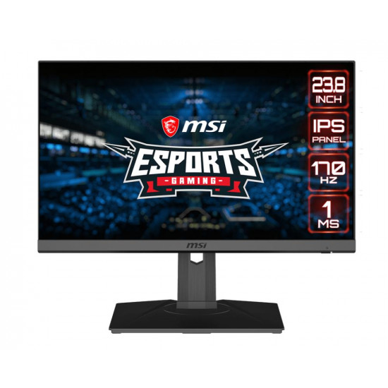 LCD Monitor|MSI|OPTIX MAG245R2|23.8"|Gaming|Panel IPS|1920x1080|16:9|170Hz|Matte|1 ms|Swivel|Pivot|Height adjustable|Tilt|Colour Black|OPTIXMAG245R2
